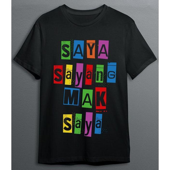 เสื้อยืด SAYA I LOVE ME