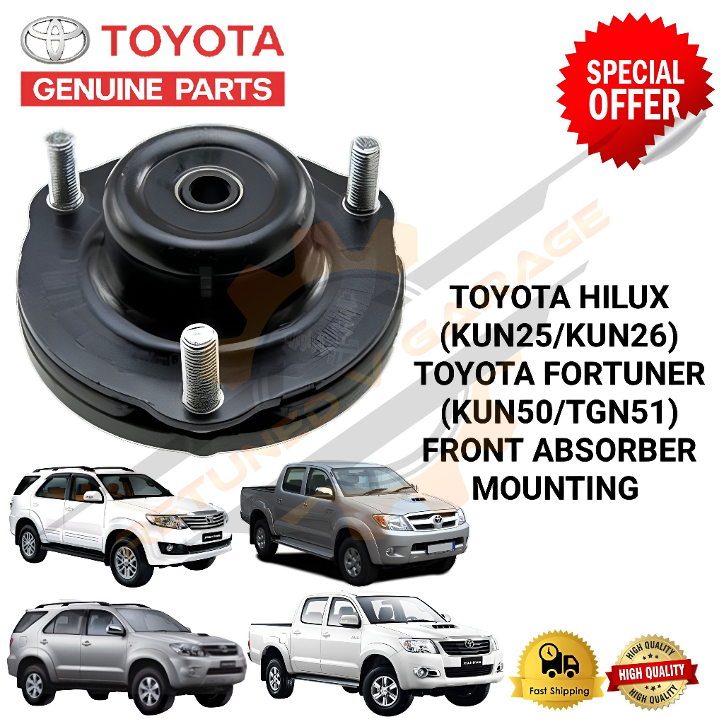Toyota Hilux KUN25 KUN26 Fortuner KUN50 TGN51 ขายึดโช้คอัพหน้า 48609-0K040