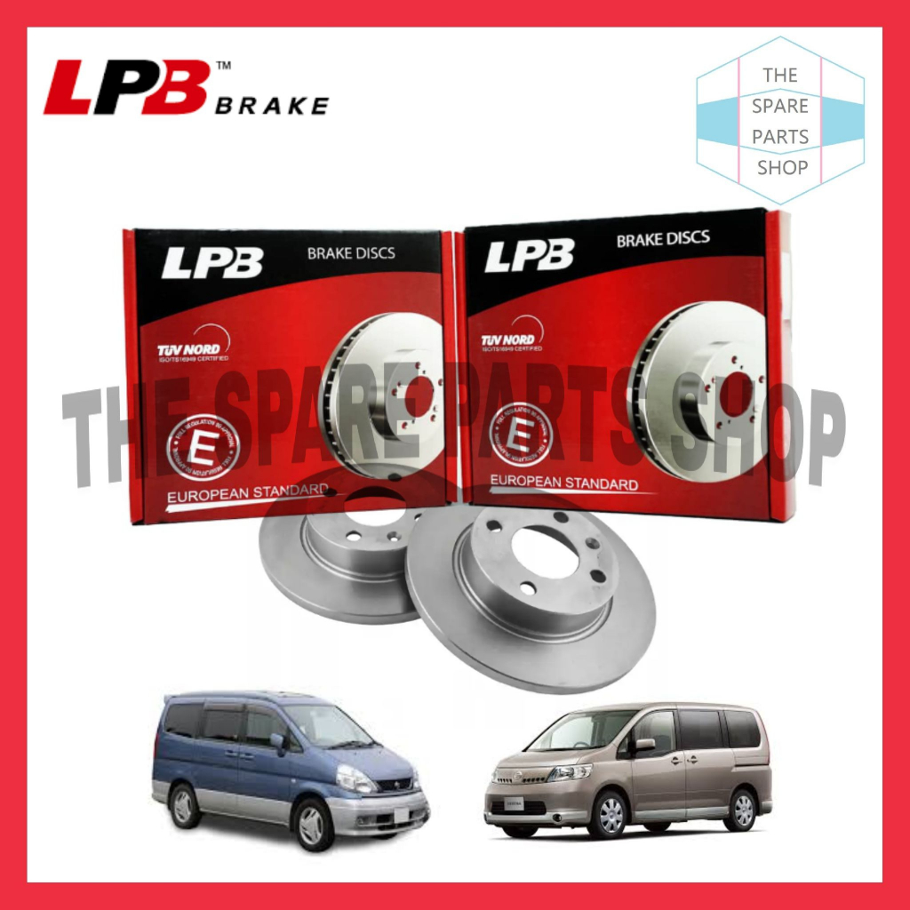 NISSAN SERENA C24 C25 C26 C26S FRONT LPB BRAKE DISC ROTOR STANDARD 2 ชิ้น