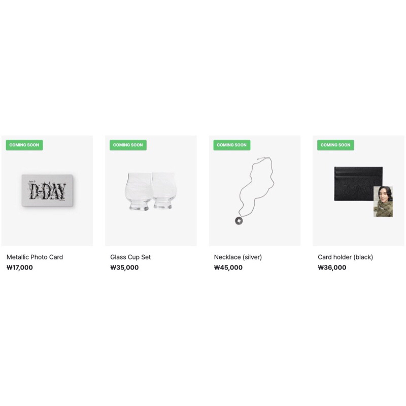 BTS SUGA Agust D D-Day merch อย่างเป็นทางการ