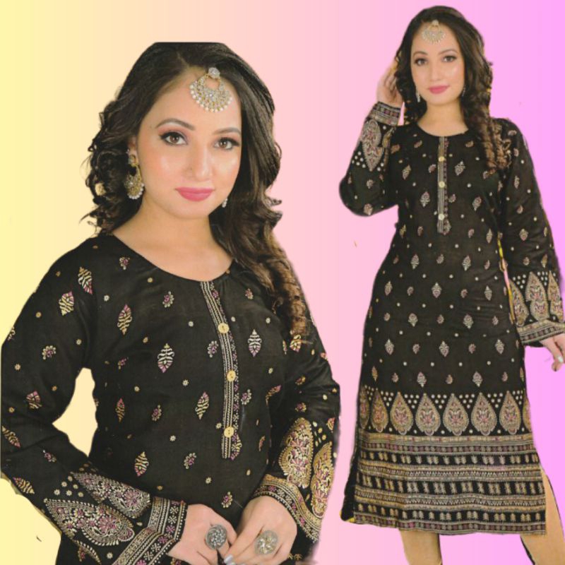[Size M -5XL] LJ753 Straight Kurtis Women Indian Tops / Kurti Baju Bollywood Indian Traditional Wear