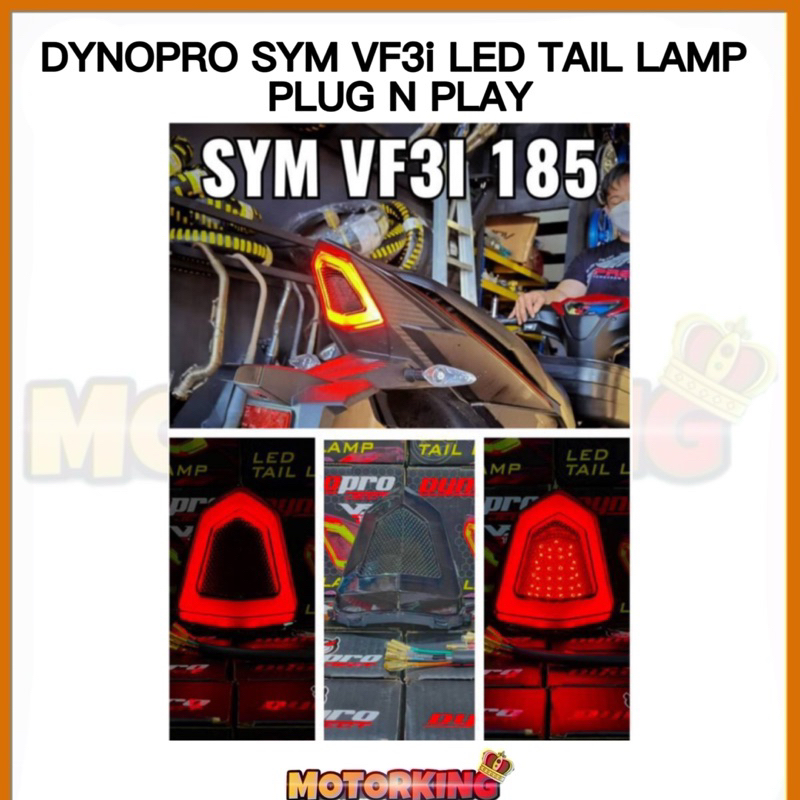 DYNOPRO SYM VF3i LED TAIL LAMP PLUG N PLAY