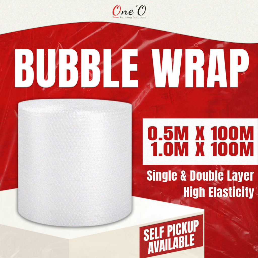 BUBBLE WRAP 0.5m x 100m , 1m x 100m , ชั้นเดียว , สองชั้น 气泡膜 , 泡纸