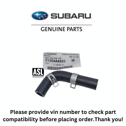 21204AA691 Subaru Coolant Upper Tank Bottom Hose Forester Impreza WRX STI