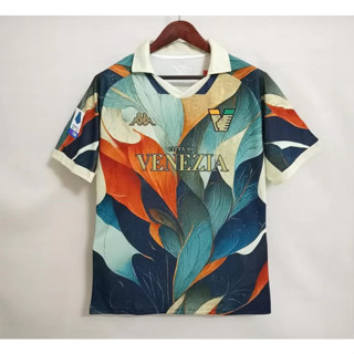 เสื้อกีฬาแขนสั้น ลายทีมชาติฟุตบอล Venezia Special Kit 22 23 Fan Issue ชุดเยือน สําหรับผู้ชาย