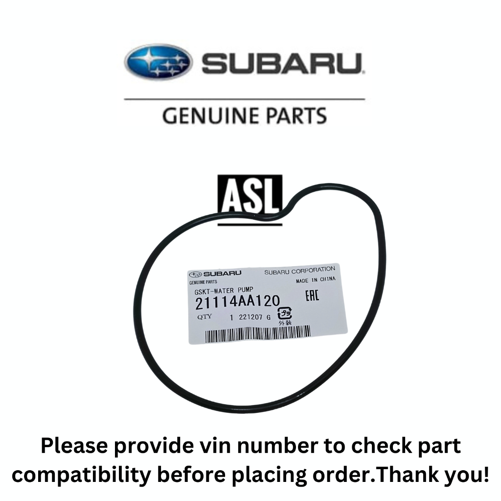 21114AA120 ปั๊มน้ําปะเก็น Subaru FA FB XV Forester BRZ Exiga