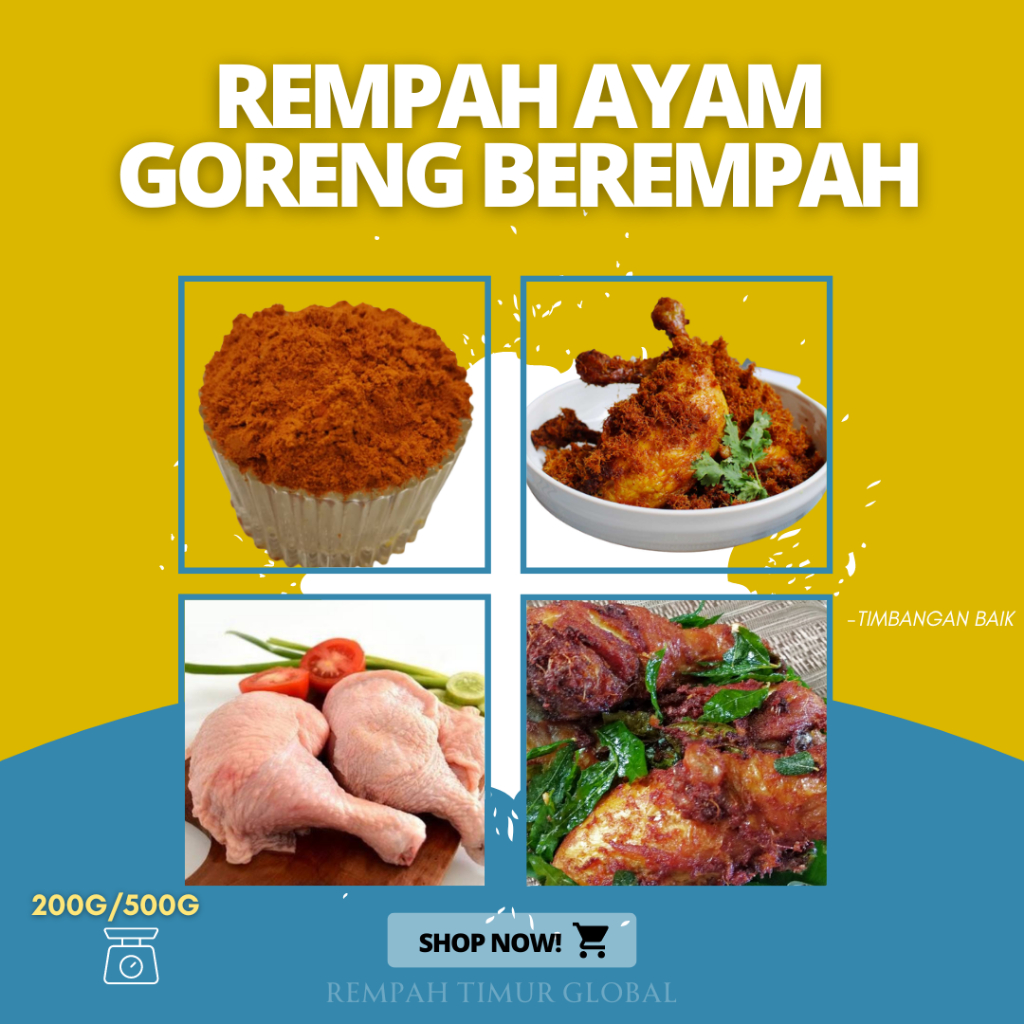 FRIED CHICKEN SPICES/CHICKEN SPICES/FRIED CHICKEN SPICES (200G/500G)