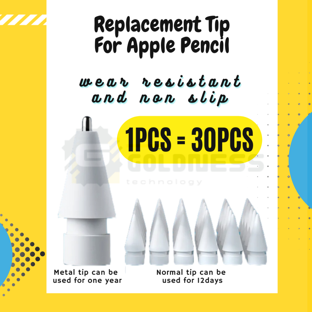 ปากกาสไตลัสสําหรับ iPad pple pencil 2 aapple pencil tip ipad pencil ดินสอรุ่นที่ 1 รุ่นที่ 2a