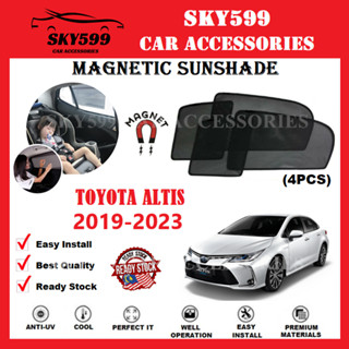 ม่านบังแดดแม่เหล็ก Toyota Altis 2019-2023 Epic [4 ชิ้น]