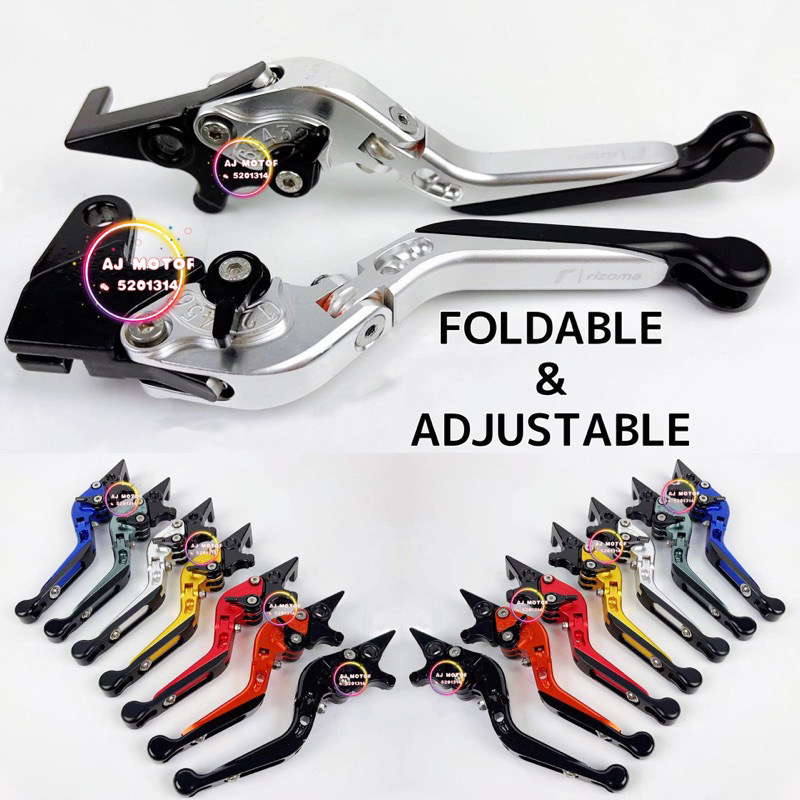 KAWASAKI NINJA250 Z250 NINJA250SL Z250SL KLX150 KLX250 เบรคคลัทช์ LEVER ชุด ADJUSTABLE NINJA 250 SL 