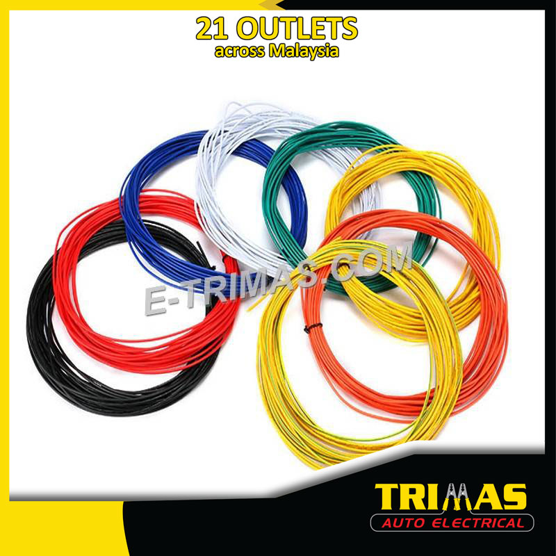 18 AWG ยานยนต์สายไฟทองแดงบริสุทธิ์แบบยืดหยุ่น AWG18 (10M)