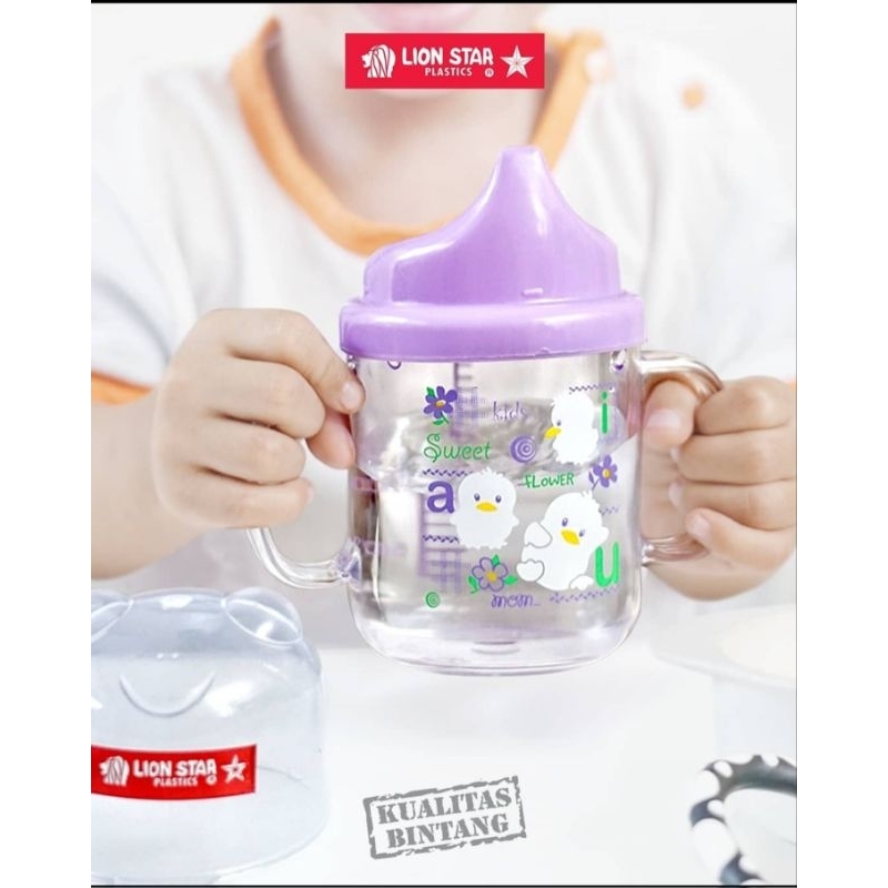 Lion Star Mug Susu Anak ปริมาณ 240ml ความจุ 210ml ขวดน้ําดื่มเด็ก/แก้วจูเนียร์ BPA FREE GL34 &GL35