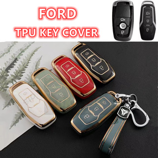 เคสกุญแจรีโมทรถยนต์ TPU สําหรับ Ford Ranger