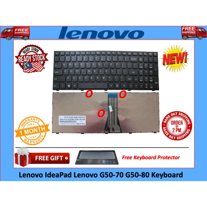 Lenovo IdeaPad G50-70 PK1314K1A00/ PK1314K2A00/ PK1314K3A00/ T6G1-US/ V-211020แป้นพิมพ์แล็ปท็อป AS1-