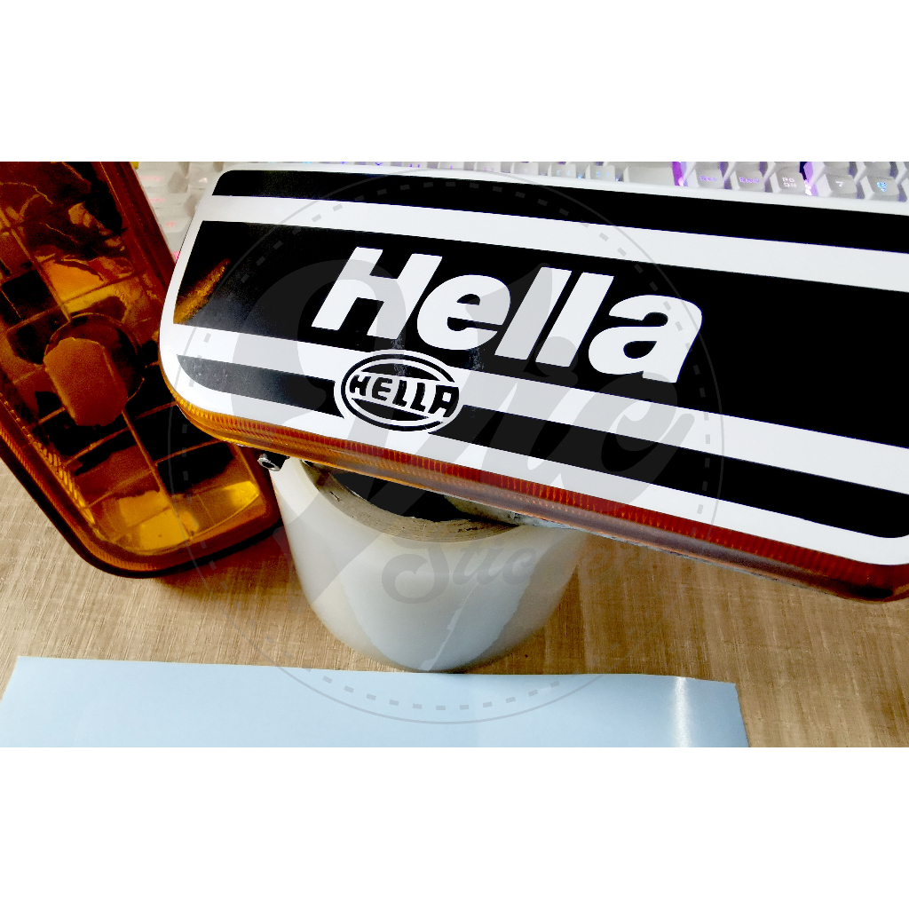 Hella E36 Foglamp สีเลนส์ Foglight (สติ๊กเกอร์คุณภาพสูง)