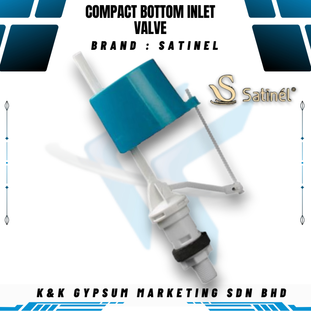 BOTTOM INLET VALVE , ADJUSTABLE BOTTOM INLET VALVE , LIFT-UP OUTLET VALVE SATINEL BRAND