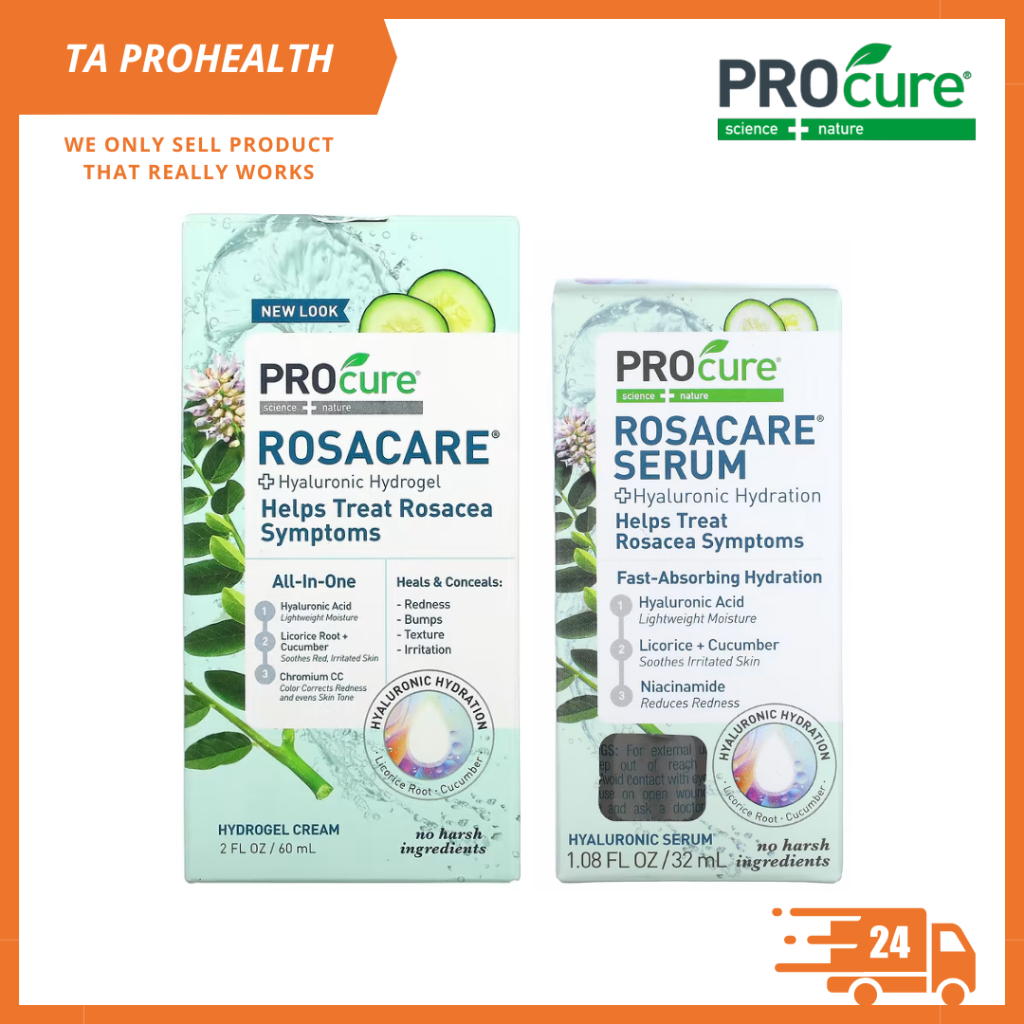 Procure Rosacare Hydrogel Cream 60mL / Rosacare Serum 32mL