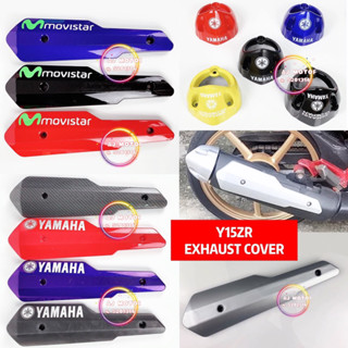 Y15zr V1 V2 ฝาครอบท่อไอเสีย ด้านซ้าย และขวา สีเงินเวียดนาม สําหรับ YAMAHA Y15