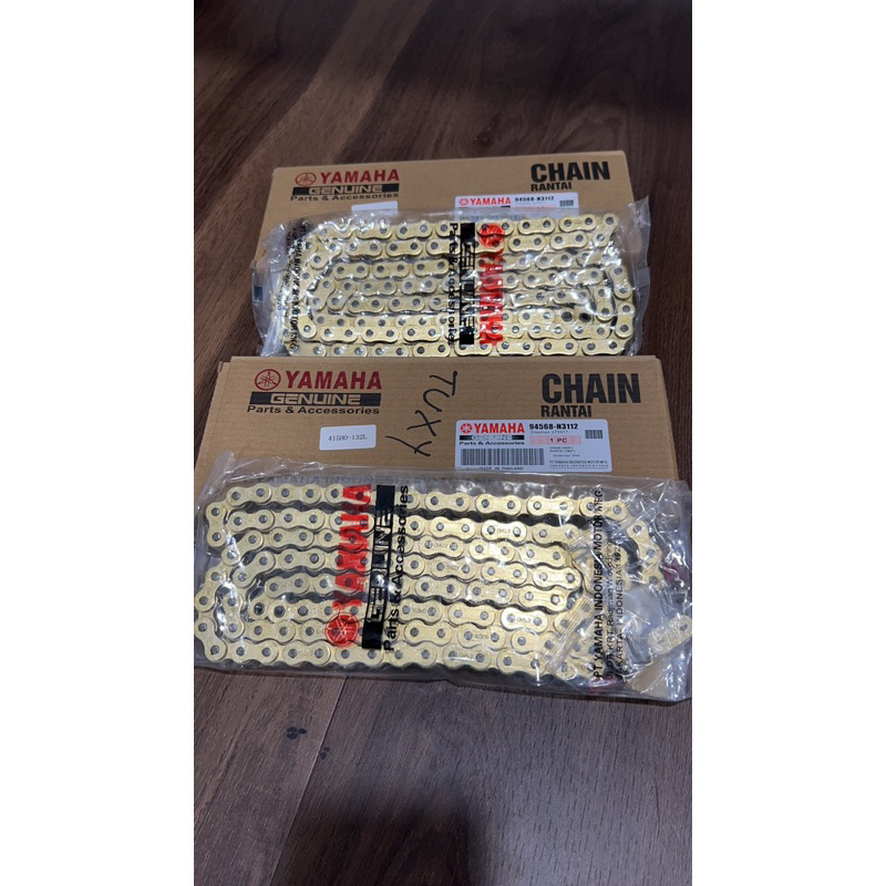 YAMAHA CHAIN 428H ORING GOLD 428 O แหวนโซ่ RANTAI ORING 428 RANTAI YAMAHA O RING RANTAI 415 132 CHAI