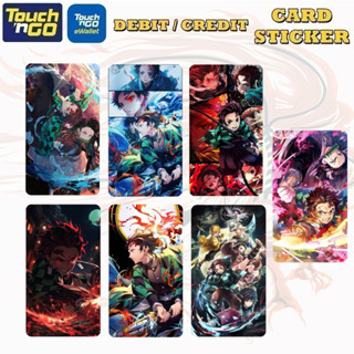 สติกเกอร์การ์ด DEMON SLAYER Touch n Go (กันน้ํา, คุณภาพสูง), TNG CARD