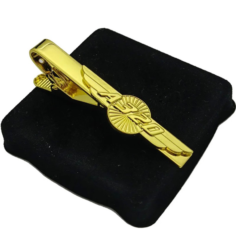 [KEDI LOKAL ] A320 TIE CLIP Pilot Tie Clip Airbus A320 Pilot Badges collar Aviation Tie clip Best Ai