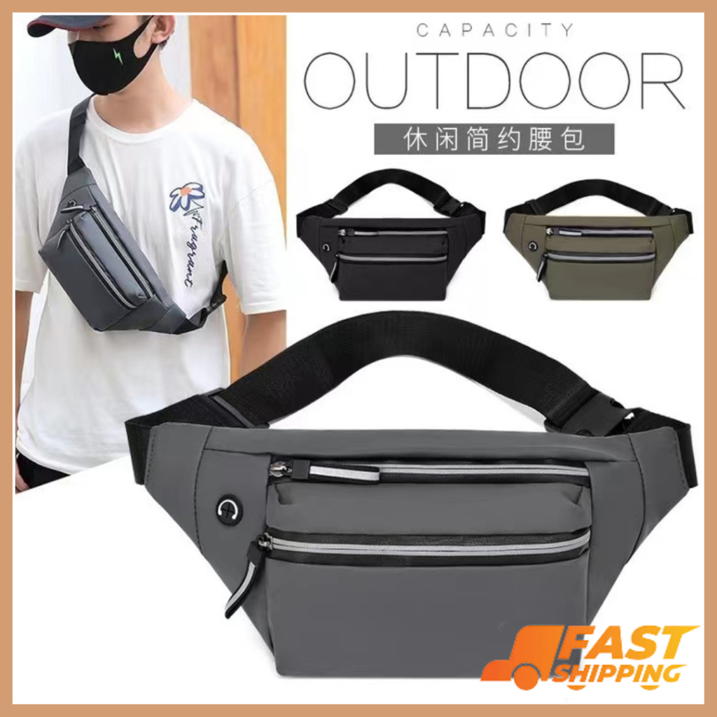 MEN CROSSBODY BAG SLING BAG WAIST BAG CROSS BAG WAIST BAG BED CHEST BAG