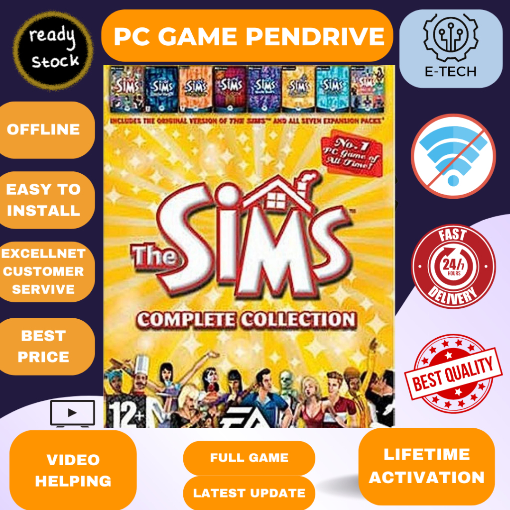 [เกม Pc] The Sims 1 Complete Collection - Offline [ Pendrive ]