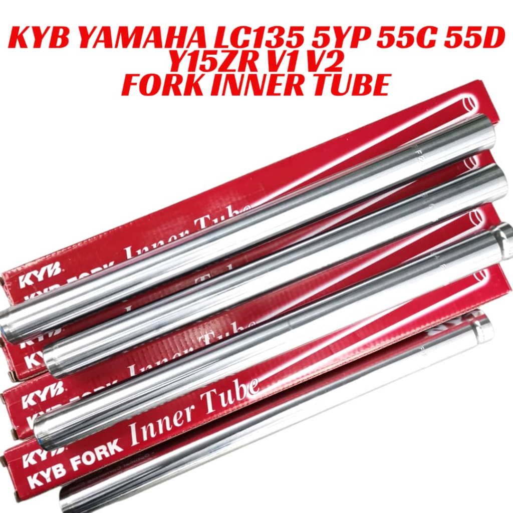 KYB Yamaha LC135 5YP 55C 55D Y15 V1 Y15 V2 ส้อมยางใน Chrome FS1007 1013 1024 1021