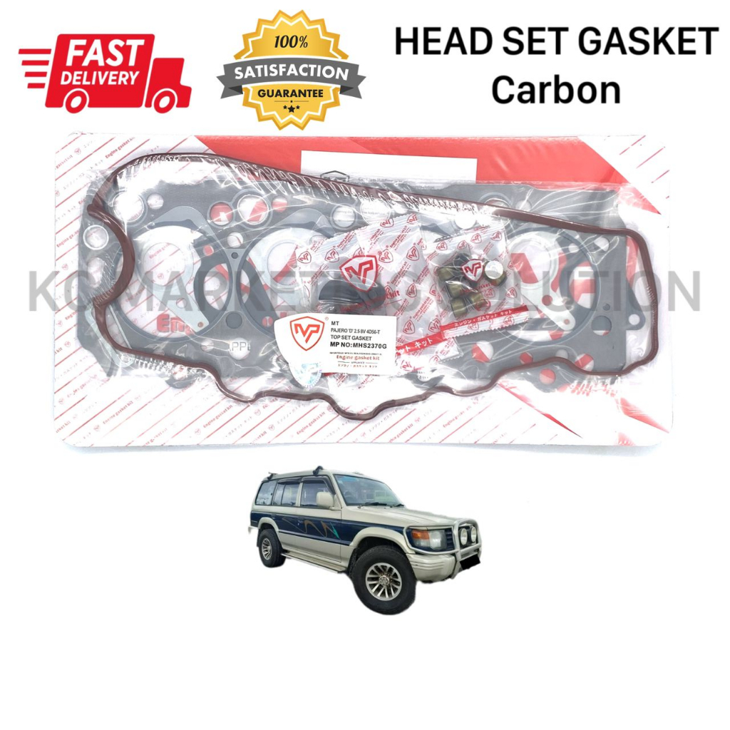 ปะเก็นชุดหัวบน (Carbon Graphite) Pajero (D) / Triton 2.5 8V