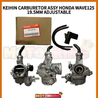 Keihin คาร์บูเรเตอร์ ASSY HONDA WAVE125 19.5 มม. คาร์บูเรเตอร์ ปรับได้มาตรฐาน