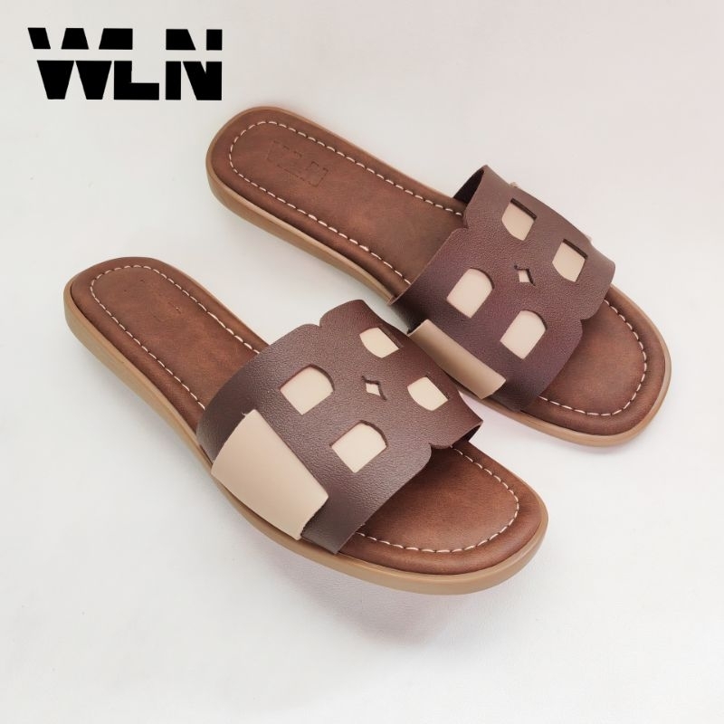 WLN3588 รองเท้าแตะสุภาพสตรีแบบสบาย ๆ