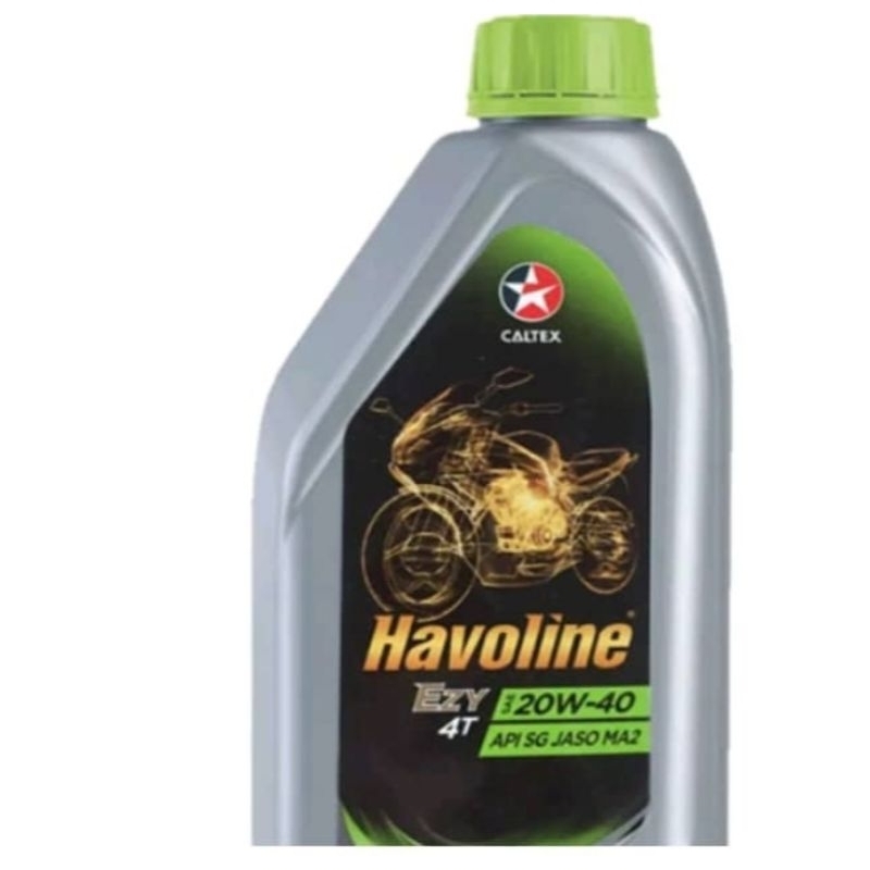 Caltex Havoline EZY 4T 20W40 น้ํามันมอเตอร์ไซค์ (1L)