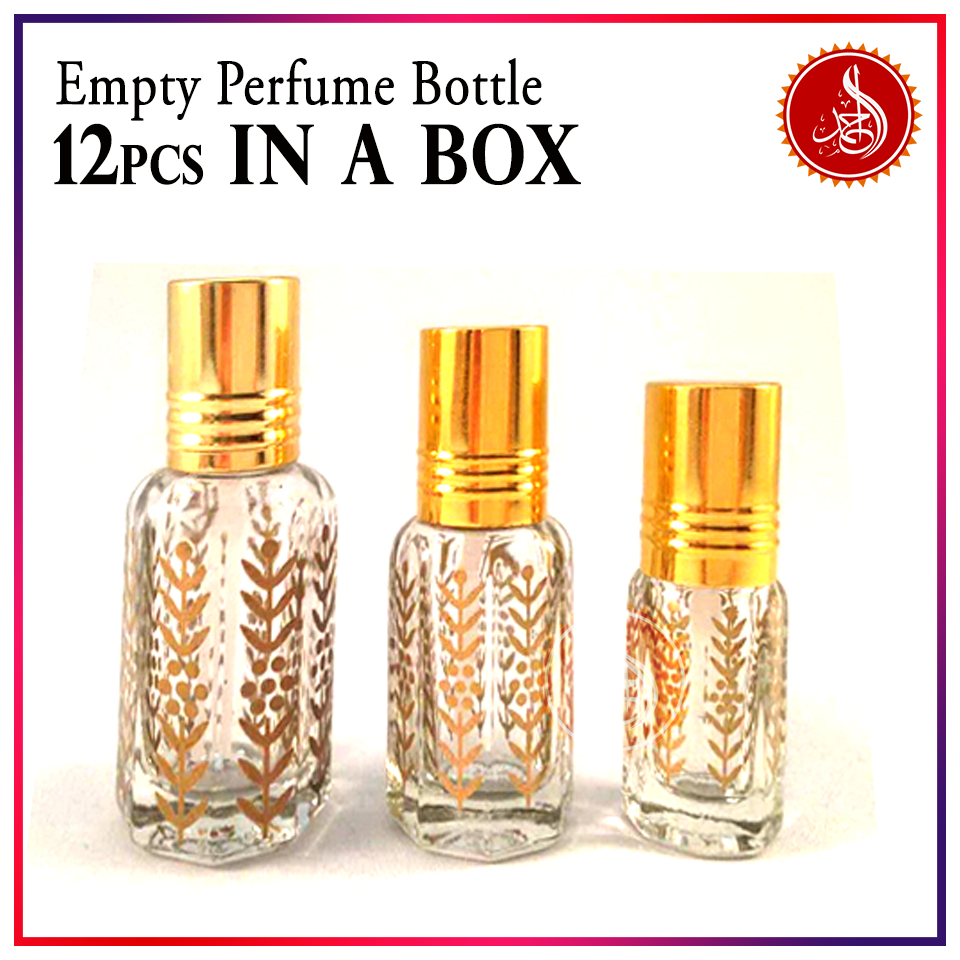 12 ชิ้น - น้ําหอมเปล่าขวด Bunga (Stick) - 3ml/6ml/12ml