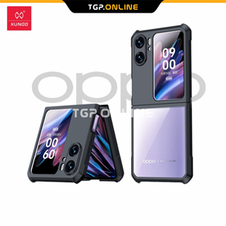 เคสโทรศัพท์มือถือ ป้องกันกระแทก เกรดทหาร สําหรับ Oppo Find N2 Flip X5 Pro Reno X2 Pro XUNDD