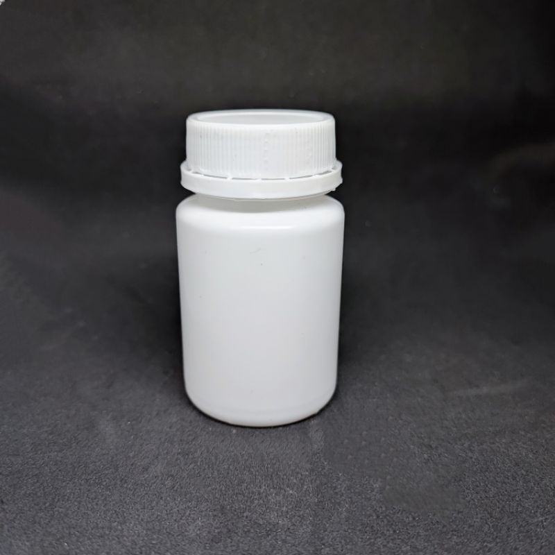 60ml LOCK CAP ขวดยา HDPE ขวดแคปซูลสีขาว Botol Kapsul