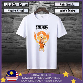 เสื้อยืด ผ้าฝ้าย 100% พิมพ์ลาย One Piece Baju Gundam Baju Viral Lelaki พรีเมี่ยม สําหรับผู้ชาย