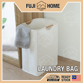 🏠READY STOCK🏠Foldable Laundry Basket Laundry Bag Dirty Clothes Storage Box Waterproof Large Bag Bakul Baju Kotor Besar
