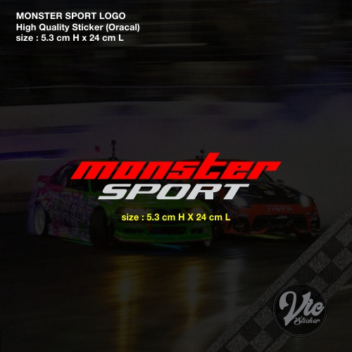 MONSTER SPORT Suzuki Swift Sport ZC21 ZC31S ZC32S ZC33S สติ๊กเกอร์/รูปลอก (สติ๊กเกอร์คุณภาพสูง)