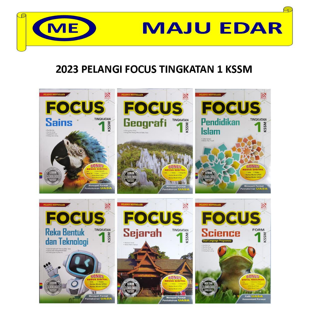 2023 RAINBOW FOCUS LEVEL 1 KSSM / FORM 1 / REFERENCE BOOK / REFERENCE BOOK