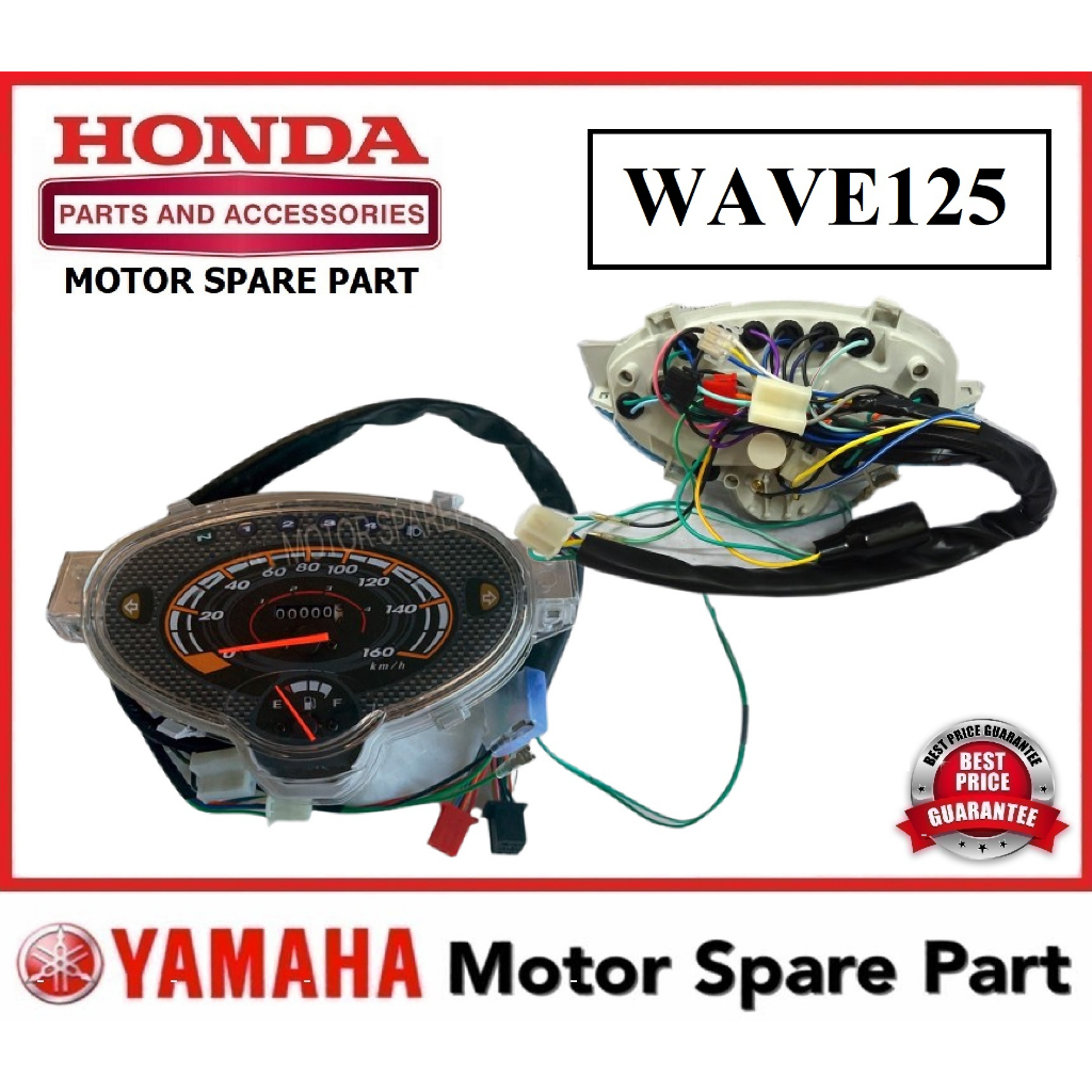 HONDA WAVE125 METER ASSY 0 SPEEDOMETER SPEEDO STARTER STARTOR WAVE125R WAVE-125 WAVE 125 W125 HONDA