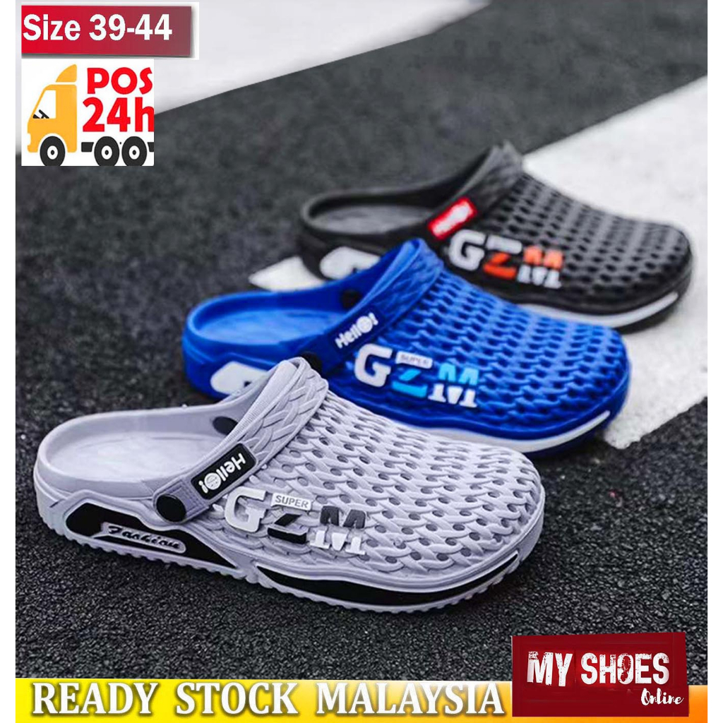 STORE รองเท้าแตะกันน้ําน้ําหนักเบาพิเศษ Gzm Cro/ccs Clog รองเท้าแตะ Lelaki 39-44