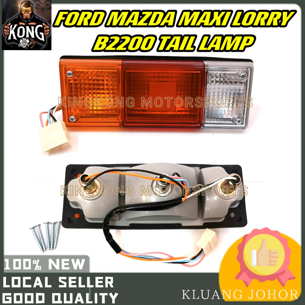 FORD MAZDA MAXI LORRY PICK UP B2200 โคมไฟหาง 100-1010304 ไฟด้านหลัง E2200 LAMPU BELAKANG LORI MAZDA 