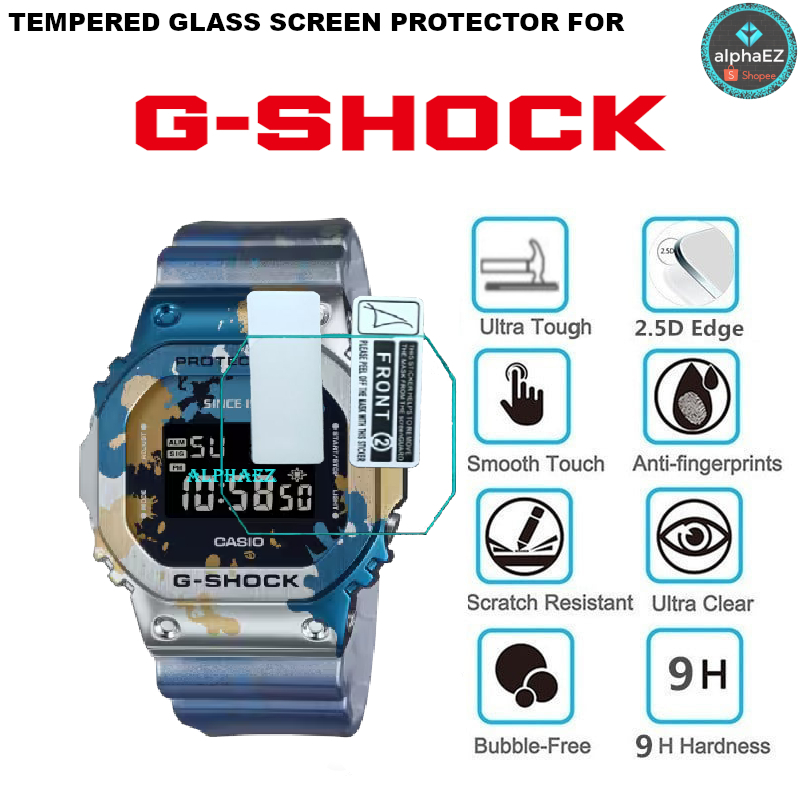 Casio G-Shock GM-5600SS-1 9H ฟิล์มกระจกนิรภัยกันรอยหน้าจอนาฬิกาข้อมือ DW5600 DW5610 GM5600 GWB5600