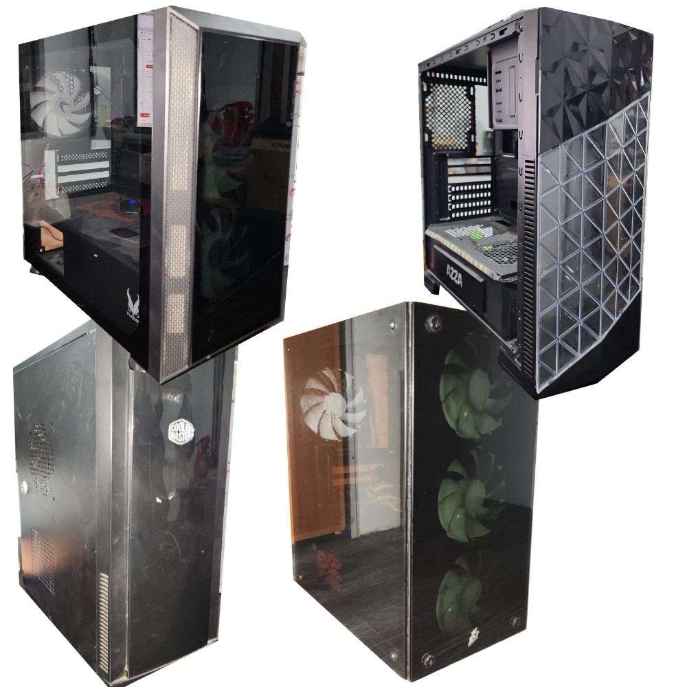 OEM 1ST PLAYER DEMO / ปกติ Office PC Chassis Case เคสสําหรับเล่นเกม ATX MATX ใช้ข้อบกพร่อง Dent Faul