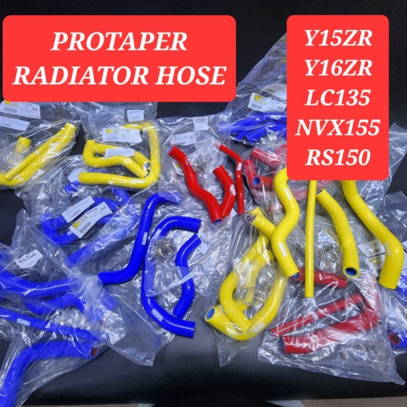 ซิลิโคนท่อหล่อเย็น PROTAPER Y15ZR Y15 Y16ZR Y16 LC135 RS150 NVX155 คลิป SEKALI