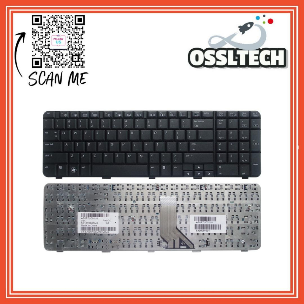 สําหรับ Pavilion G71 Compaq Presario CQ71 CQ71-100 CQ71-200 CQ71-300 คีย์บอร์ดแล็ปท็อป