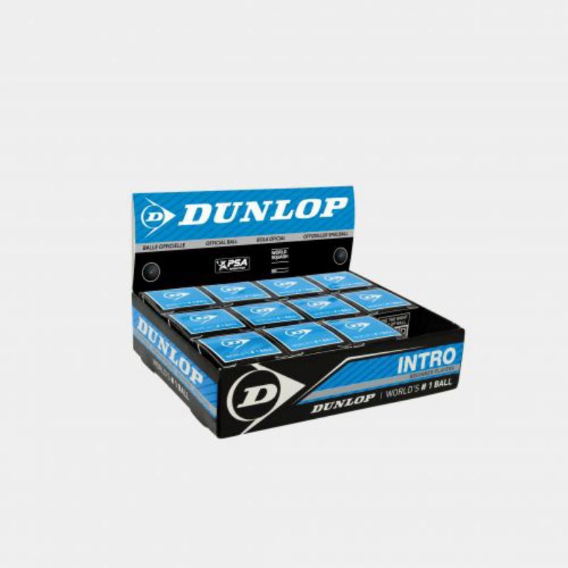 ลูกสควอช Dunlop INTRO (1 ชิ้น, 3 ชิ้น)