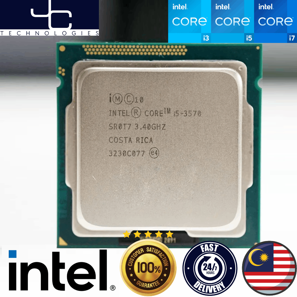 หน่วยประมวลผล CPU Intel Core i3 i5 i7 i5-2500K i5-3470 i5-3570 i5-4670K i7-3770 i7-4770K LGA1150 LGA1151 2nd 3rd 4th