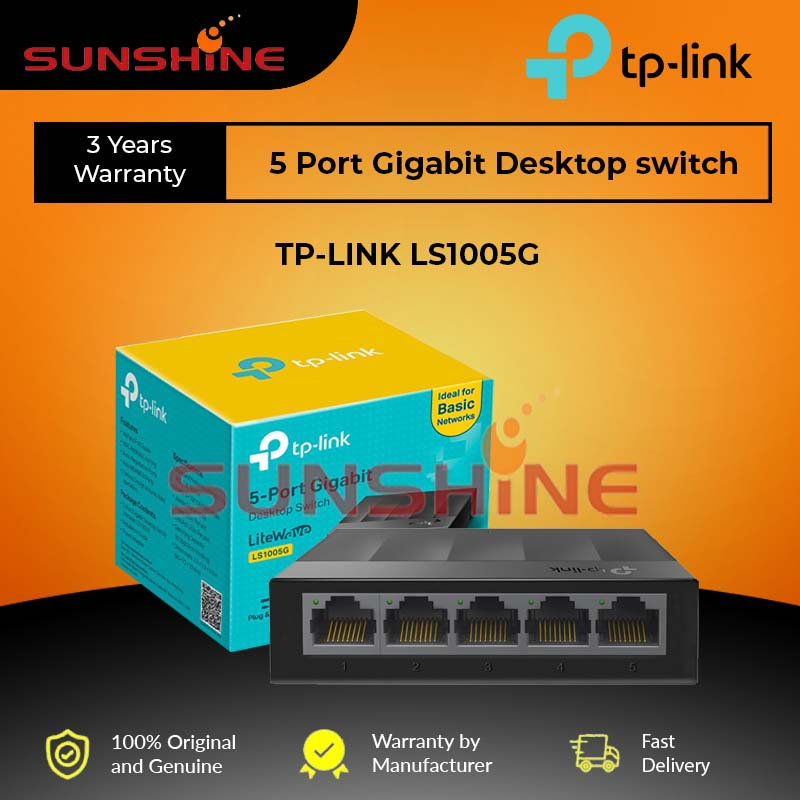 Tp-Link 5/ 8/ 16 พอร์ต Gigabytes Desktop Switch LS1005G / LS1008G / SG1016D