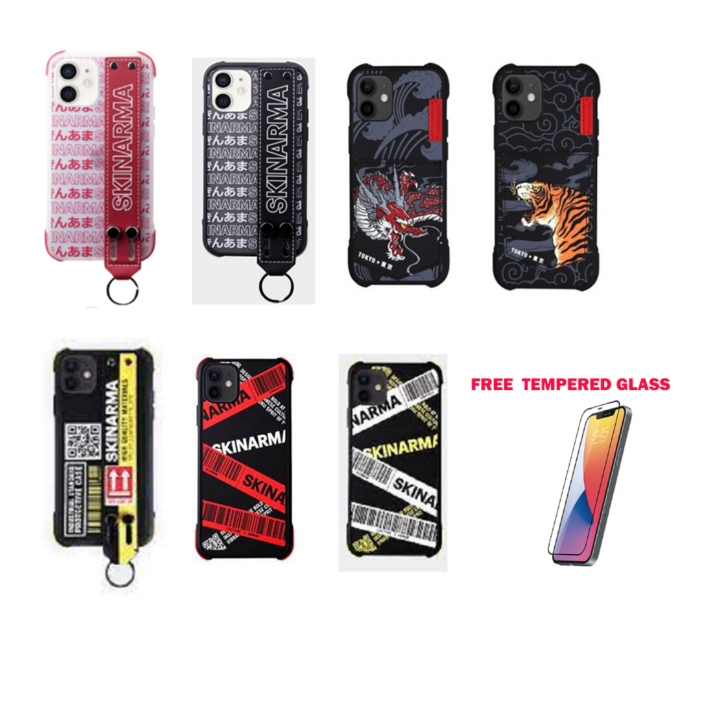 Skinarma iPhone 12 Mini Case Bando Dotto Densetsu Kotoba Kakudo ฟรีกระจกนิรภัย